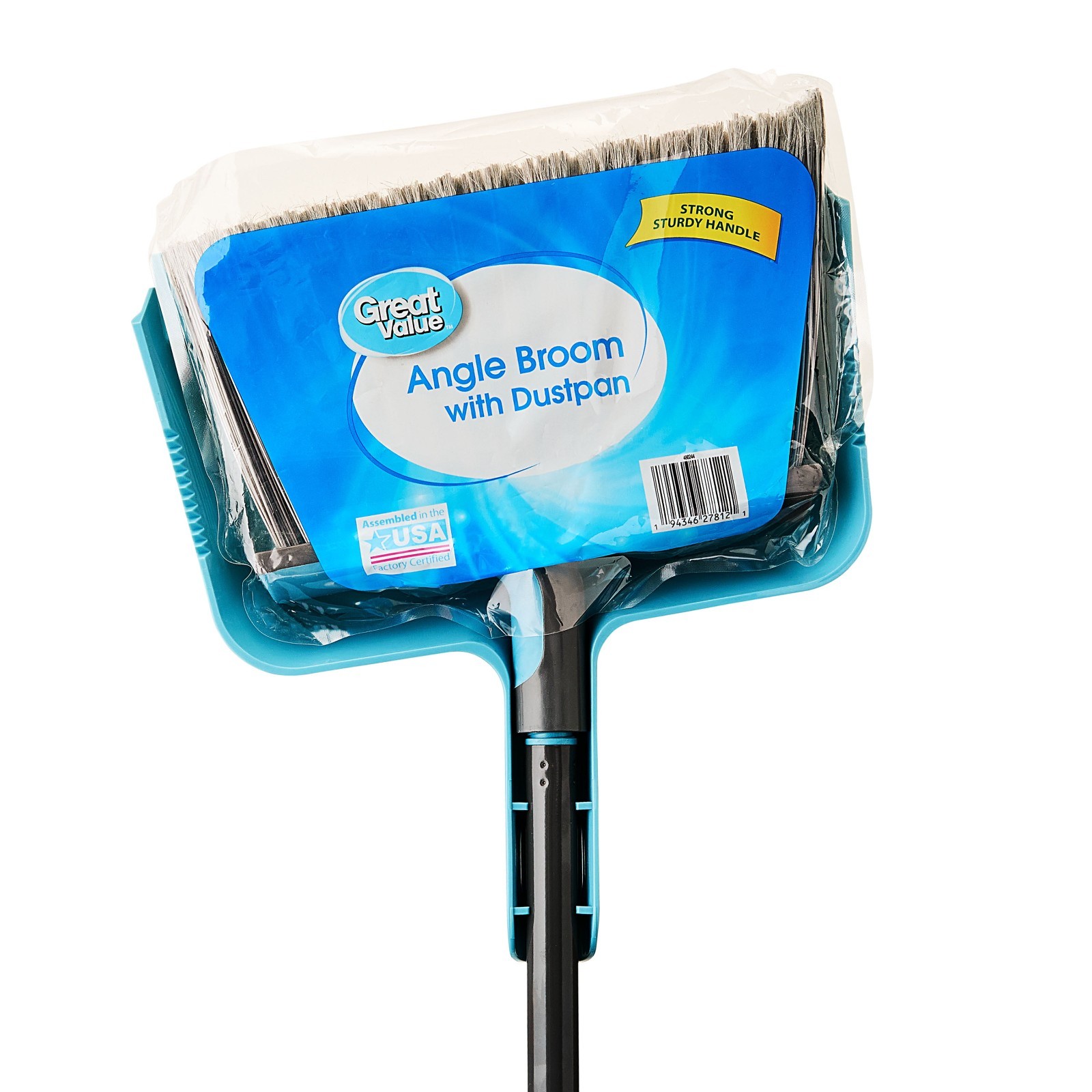 Great Value Professional Angle Broom with Dustpan Long Handle Hardwood Floor gallery