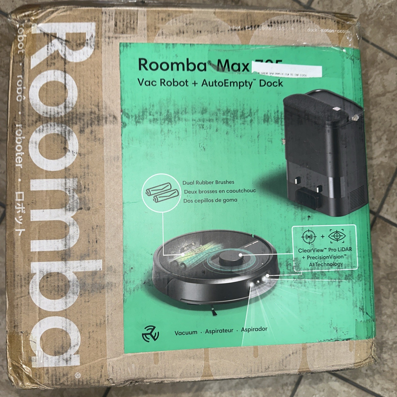 *MINT* iRobot - Roomba Max 705 Vac Robot Vacuum + AutoEmpty Dock - Black gallery