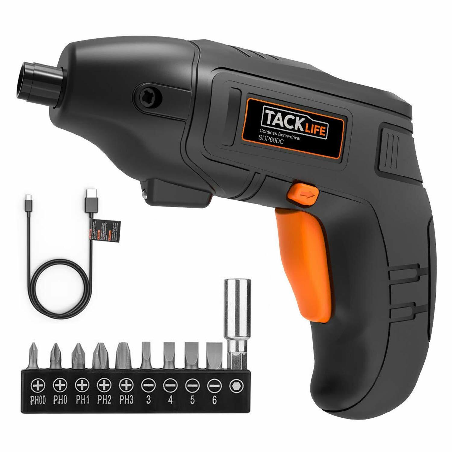 Electric Screwdriver, Tacklife Cordless Screwdriver Rechargeable 1500 mAh Li-on gallery