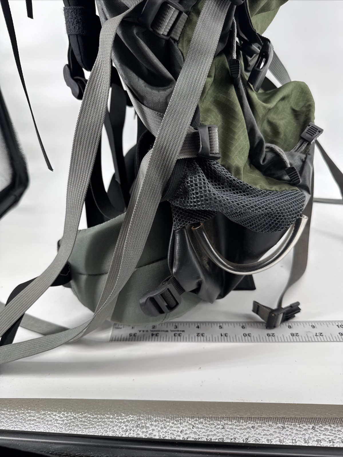 Gregory Forester Hiking Backpack Size XS Green/Gray with Internal Frame Top Load 5