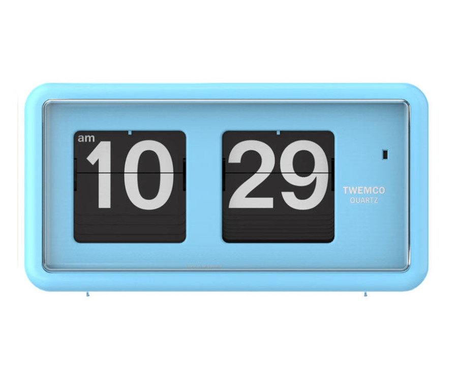 TWEMCO QT-30 Retro Flip Clock German Quartz Desk Wall NEW 7 Colors Classic gallery