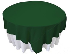 Polyester Poplin Washable Square Tablecloth, Stain and Wrinkle Resistant Tabl…