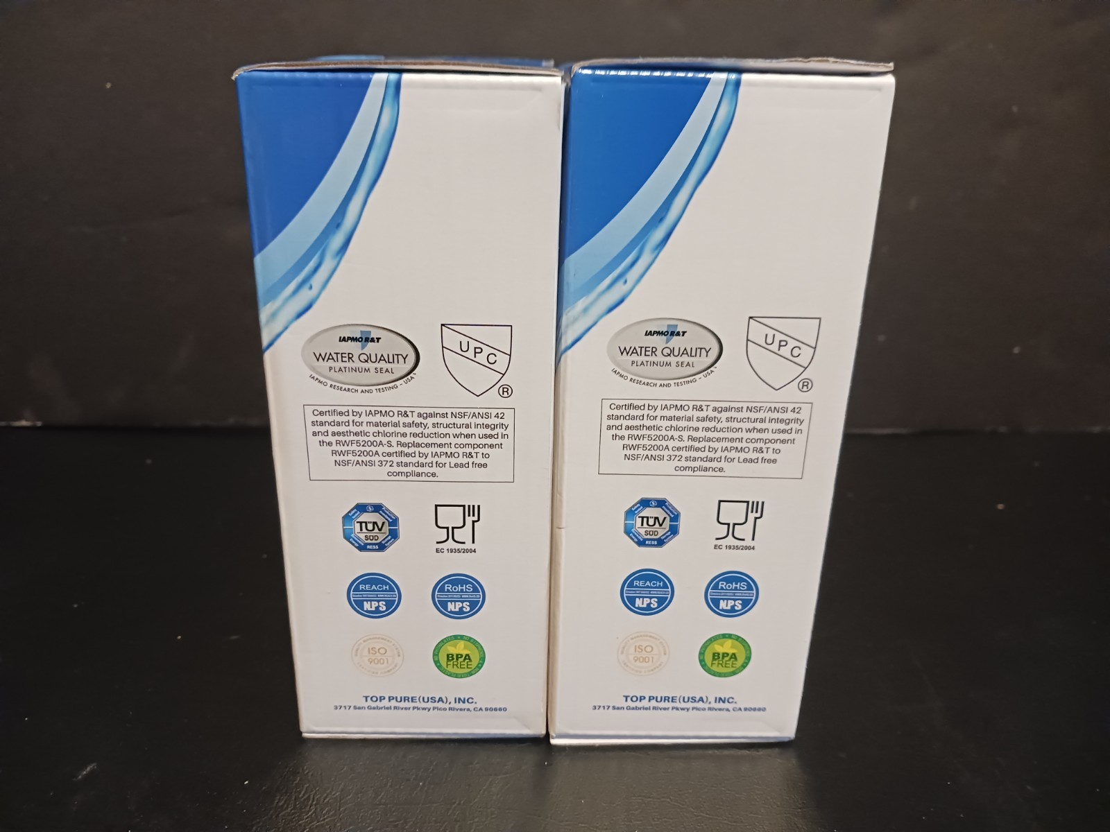 Ice Pure Refrigerator Water Filters RWF5200A Lot Of 2 New Sealed GE XWF gallery
