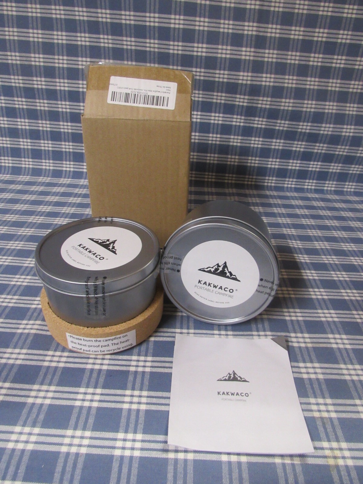 KAKWACO Portable Campfire Maker 3-5 Hours of Burn Time. New 2 Pcs. FREE SHIPPING gallery