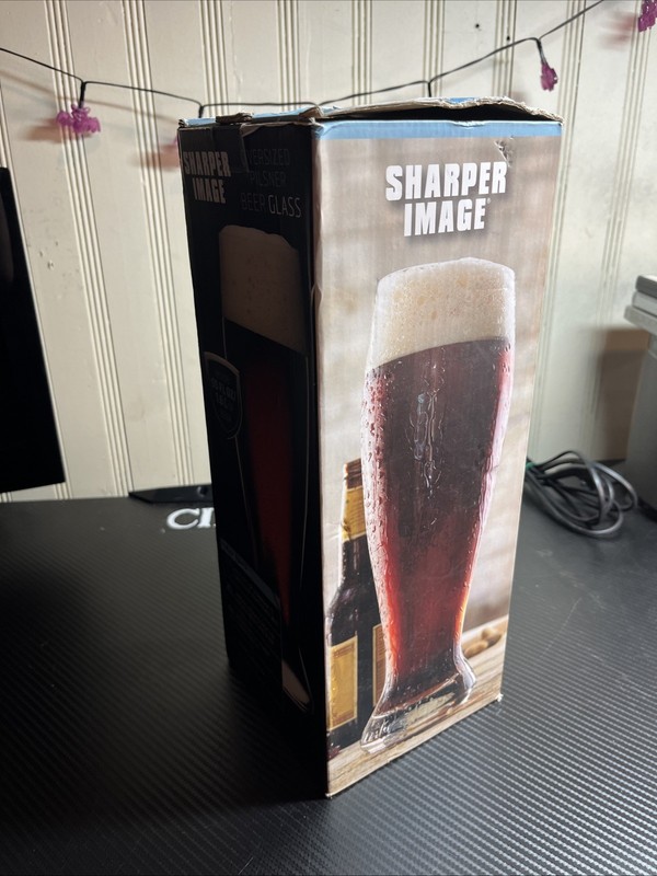 Sharper Image Oversized Pilsner Beer Glass 55 Oz MUG gallery