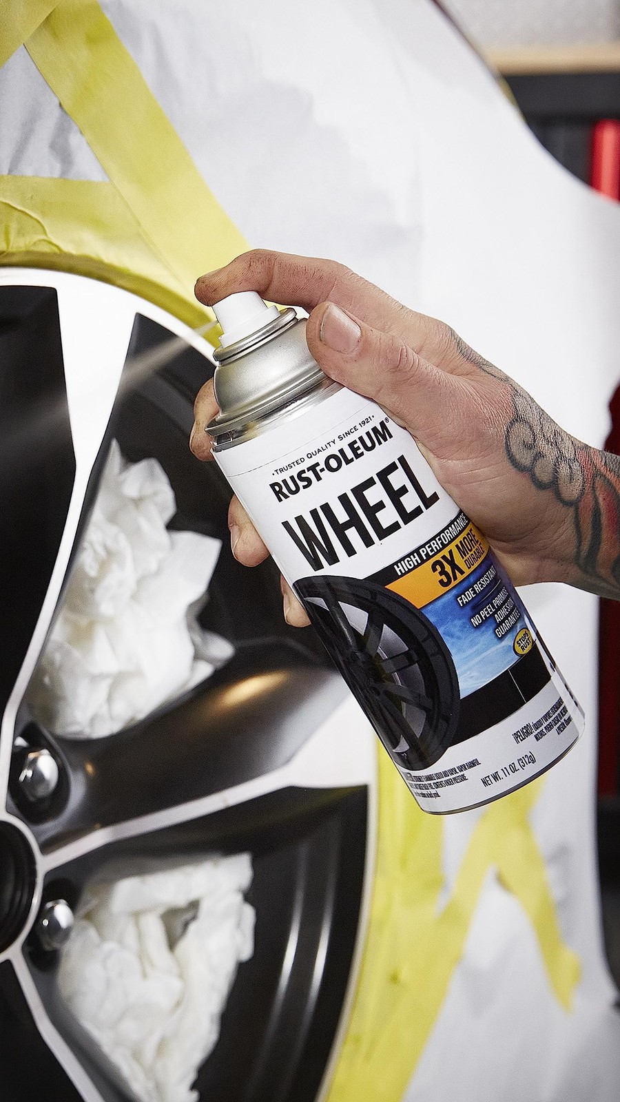 Rust-Oleum 366441 High Performance Wheel Spray Paint, 11 oz, Metallic Graphite gallery
