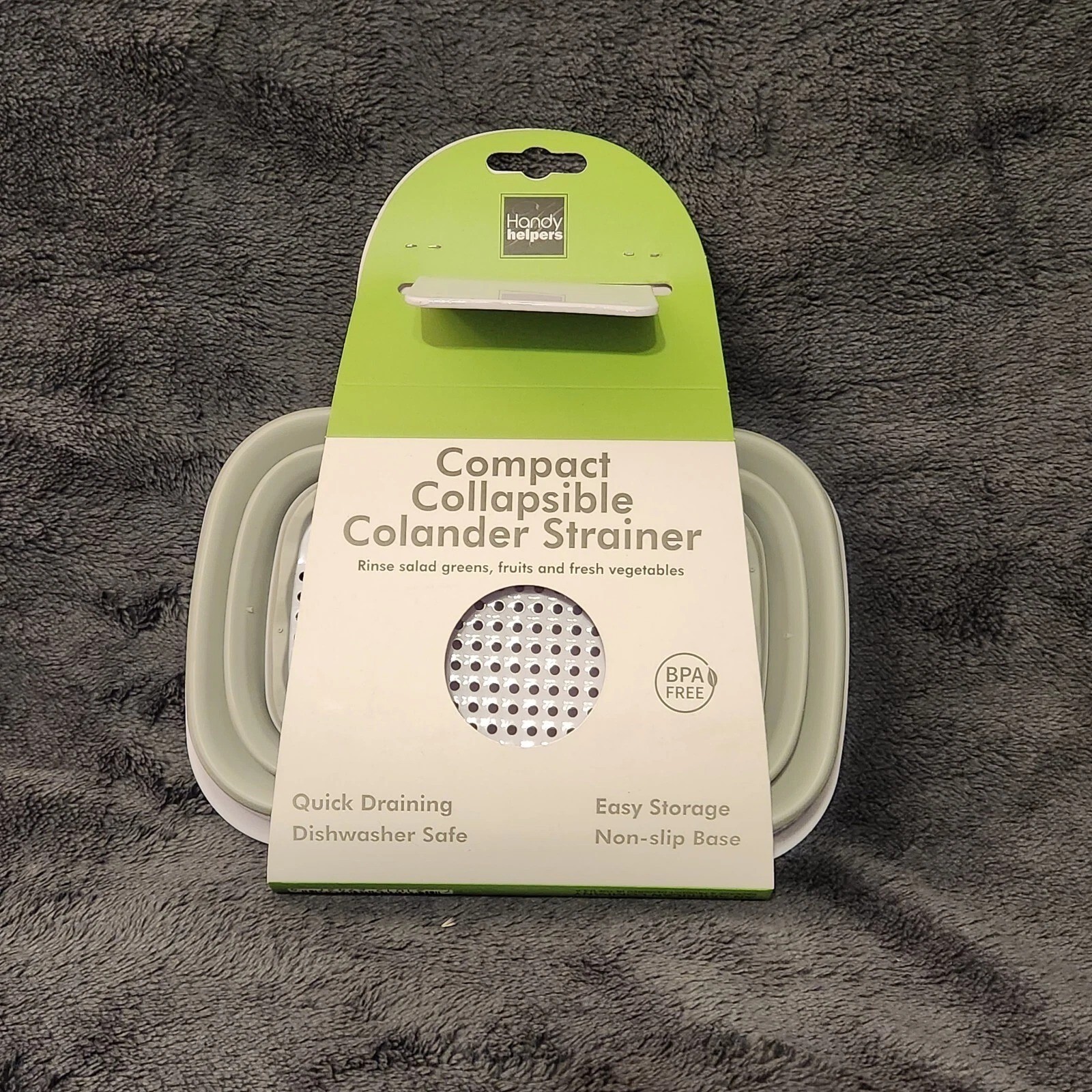 Handy Helpers Compact Collapsible Colander Strainer gallery