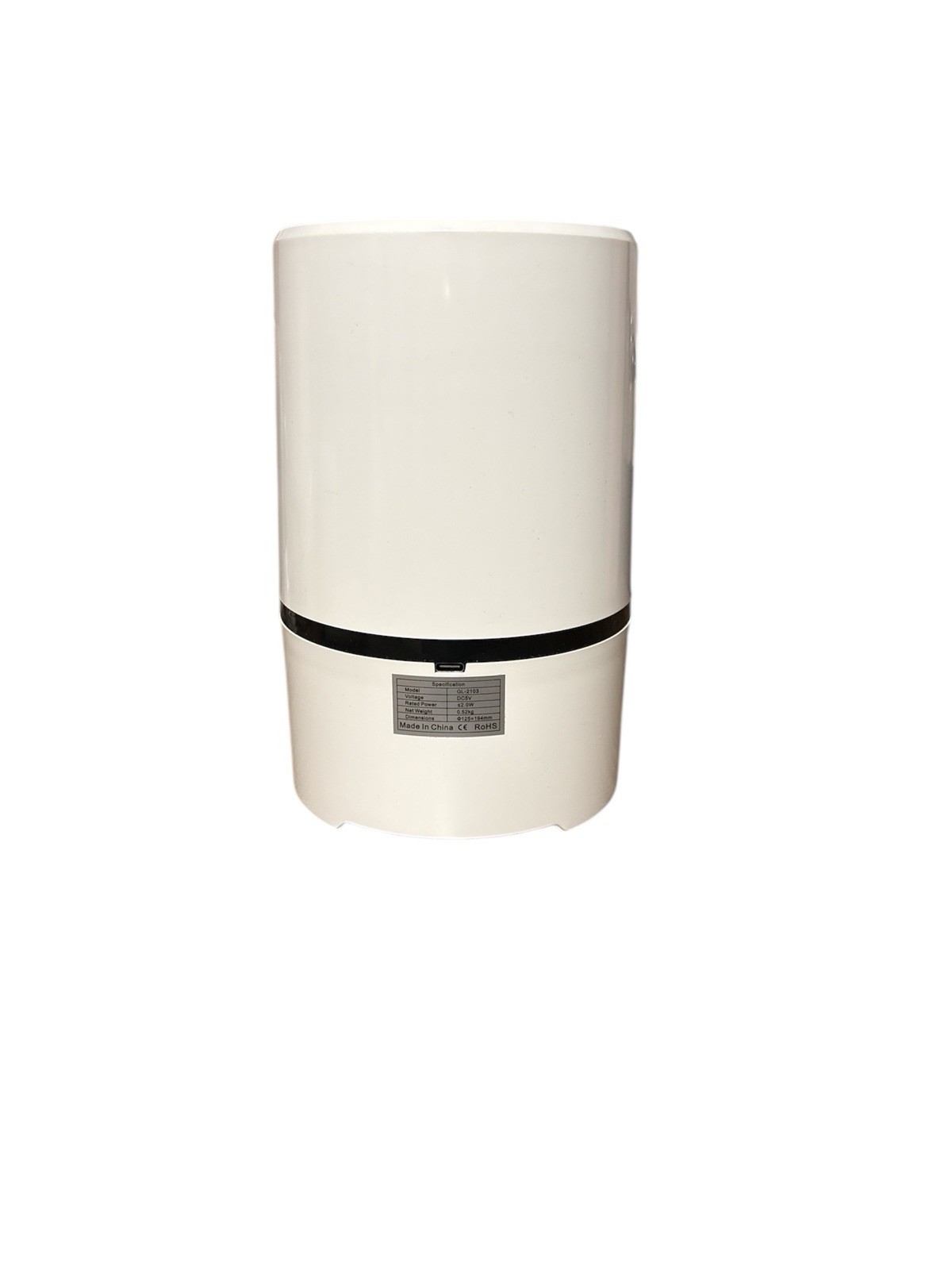 Air Purifier with night light, uses True HEPA Filters, White, 5x5x7.5 In gallery