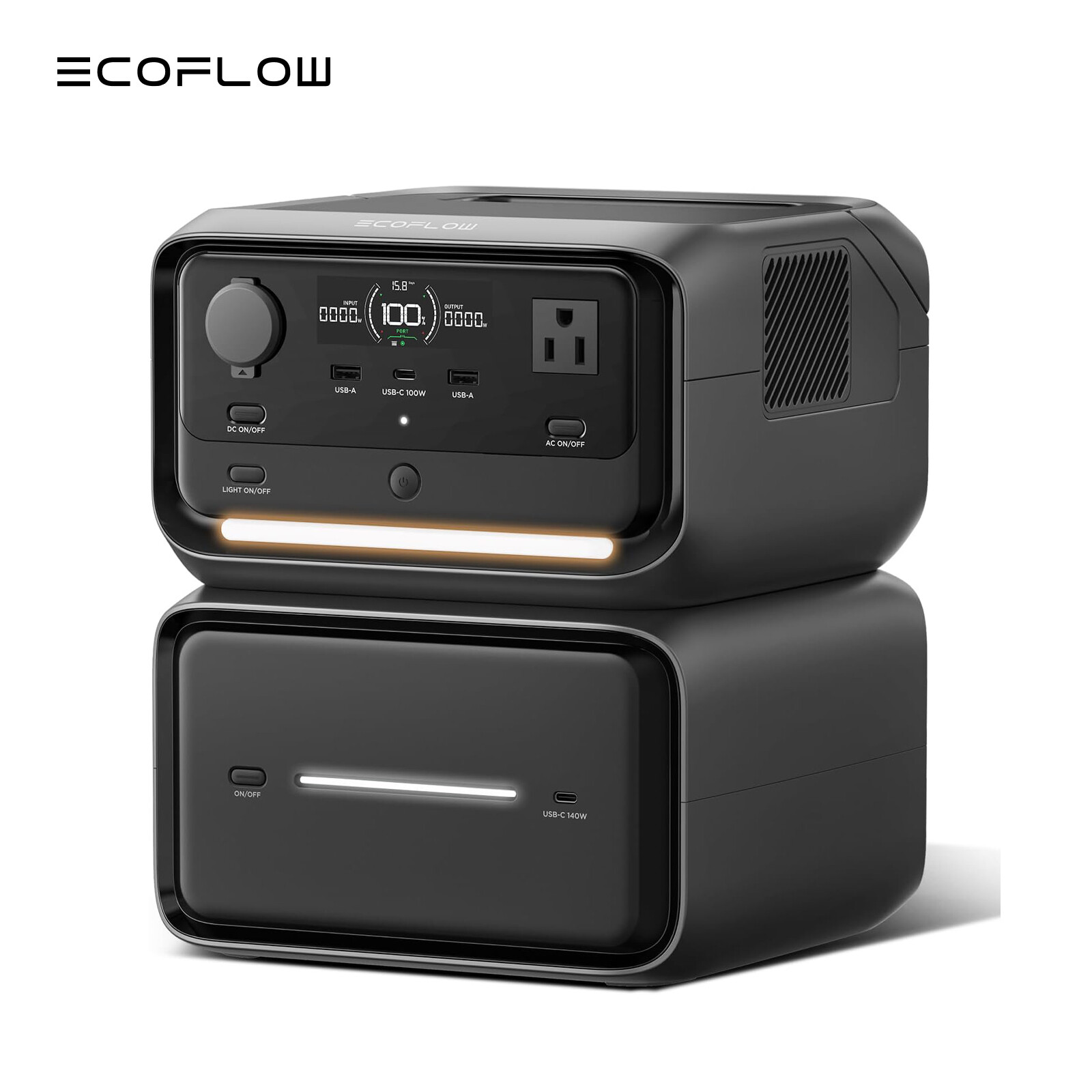 EcoFlow 858Wh Portable Power Station River 3 Plus with EB600 Extra Battery gallery