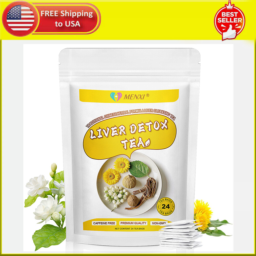 24 Bags Liver Cleanse Detox Support Liver Detox Tea Herbal Kidney and Pancrea US gallery