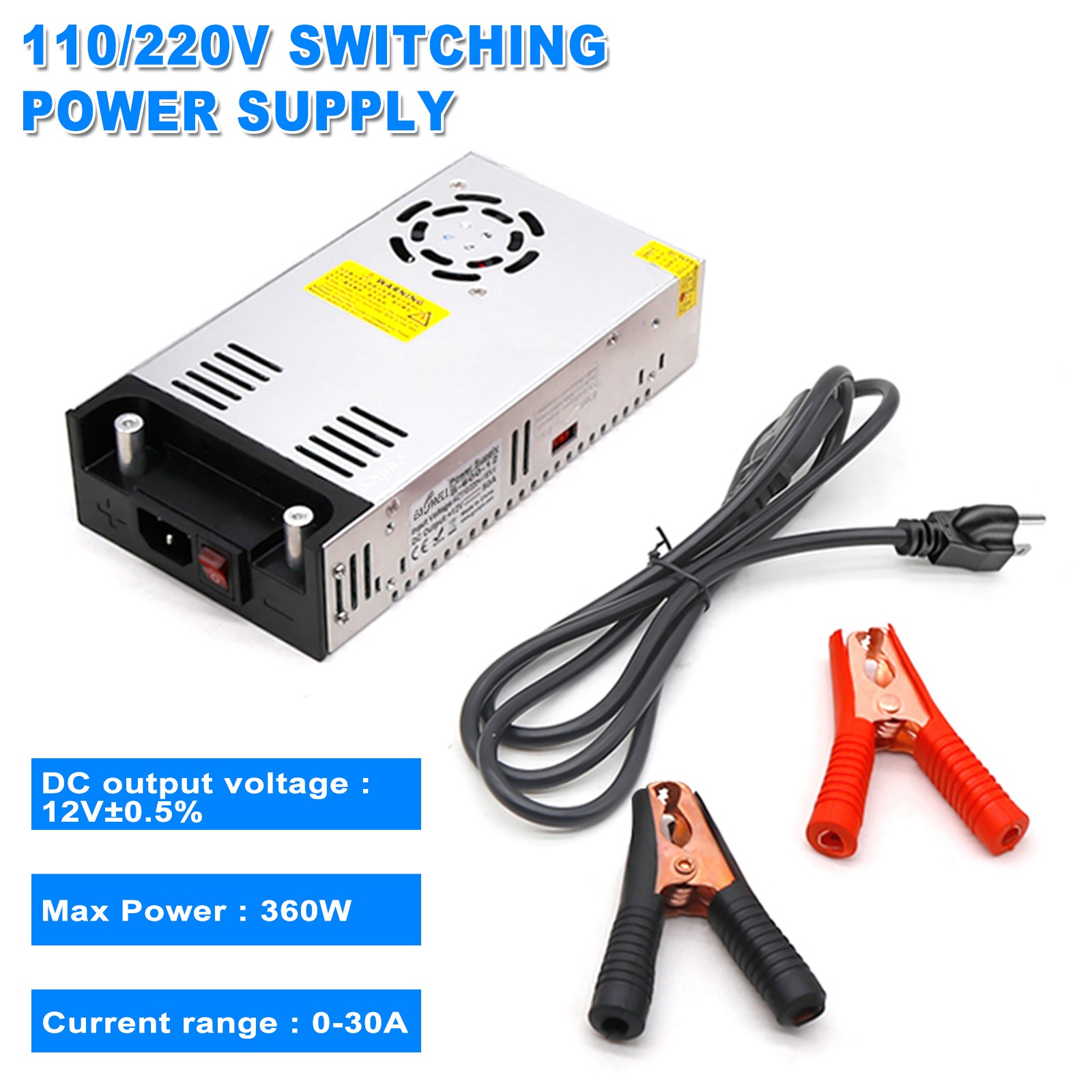 Switch Power Supply Transformer AC 110V To DC 12V 25A-50A Adapter For Led Strip gallery