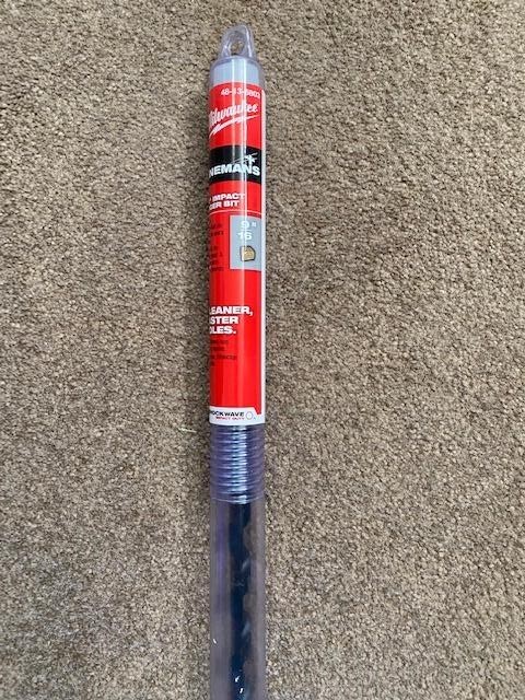 Milwaukee 48-13-6803 Shockwave 9/16 In. X 24 In. Lineman's Impact Auger Bit gallery