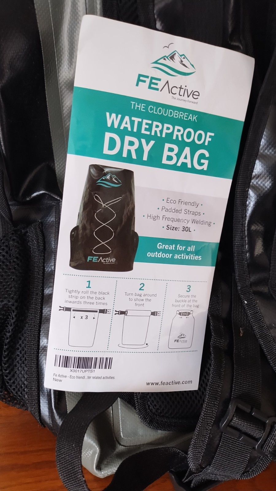 FE Active Waterproof Backpack/Dry Bag 5