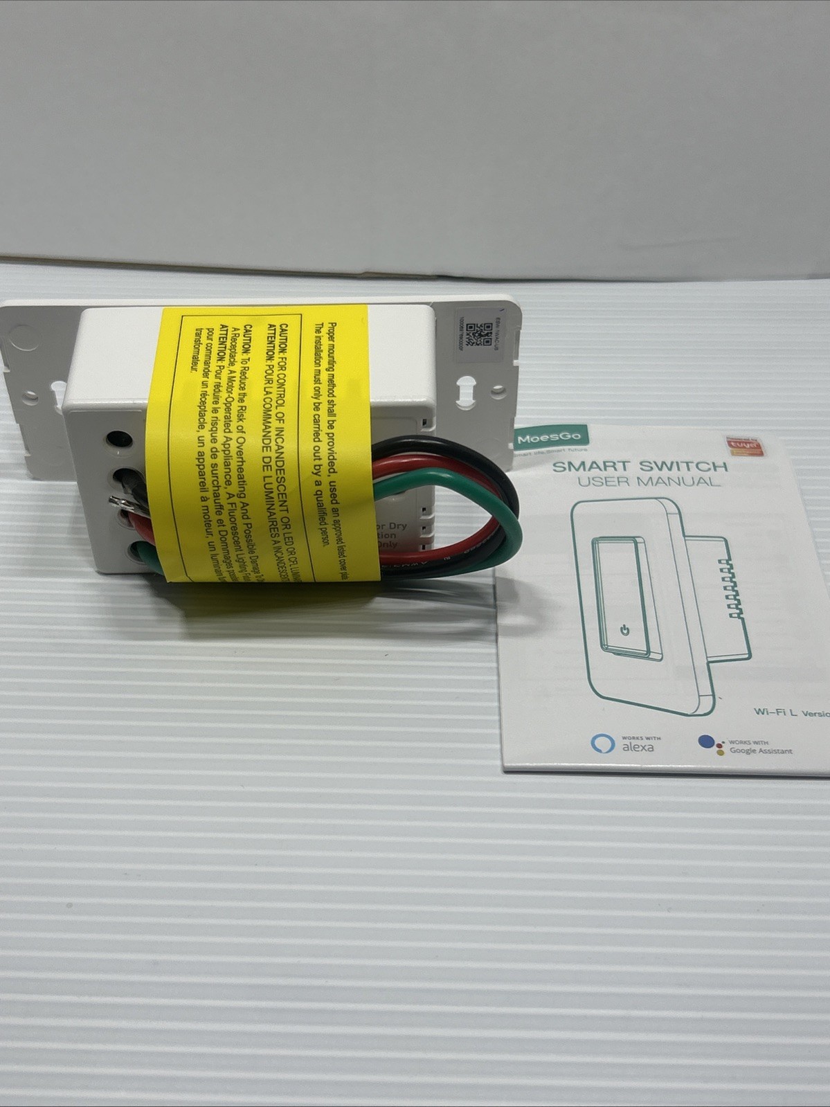 MOES WiFi Smart Light Switch No Neutral Wire Required No Capacitor Alexa Google gallery