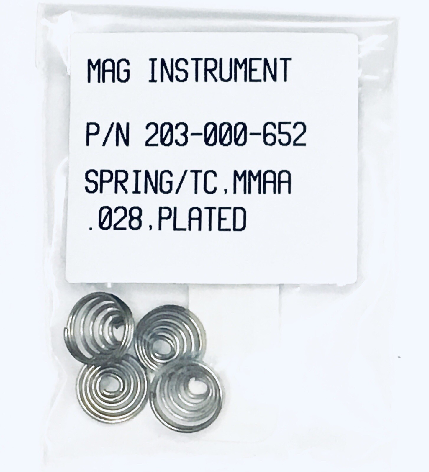 4 Pack AA Mini Maglite Replacement Battery Contact Spring # 108-000-044 gallery