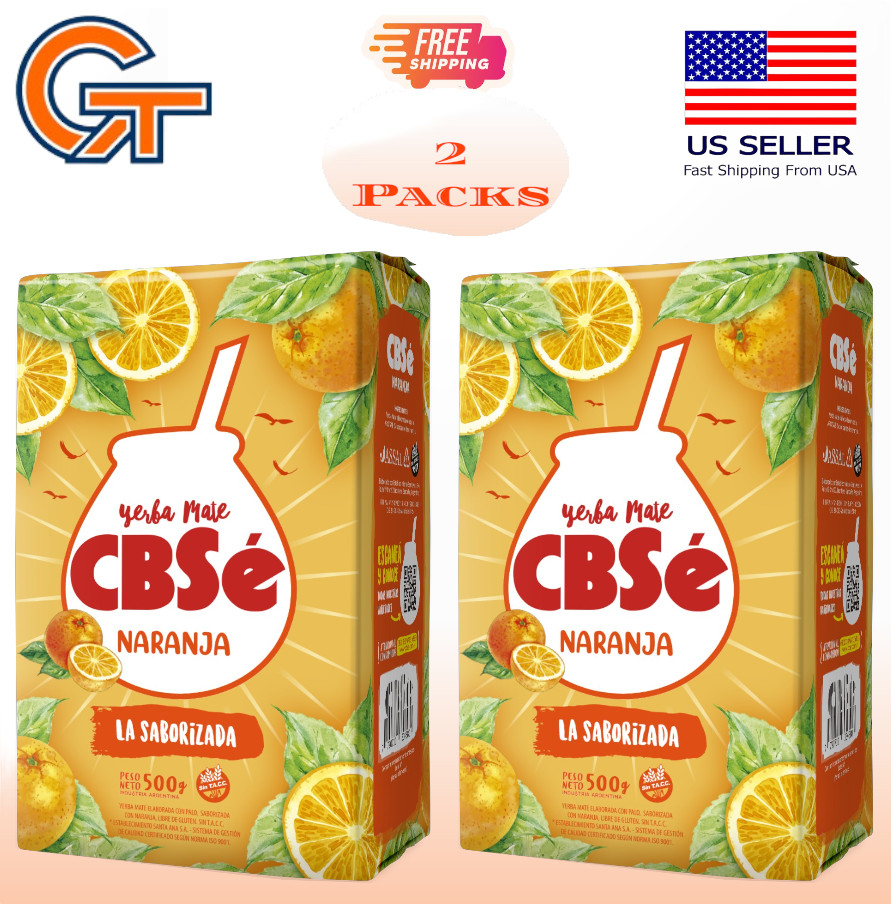 CBSé Yerba Mate Orange Flavor – Loose Leaf Yerba Mate Tea, 2 Pack (500 g Each) gallery