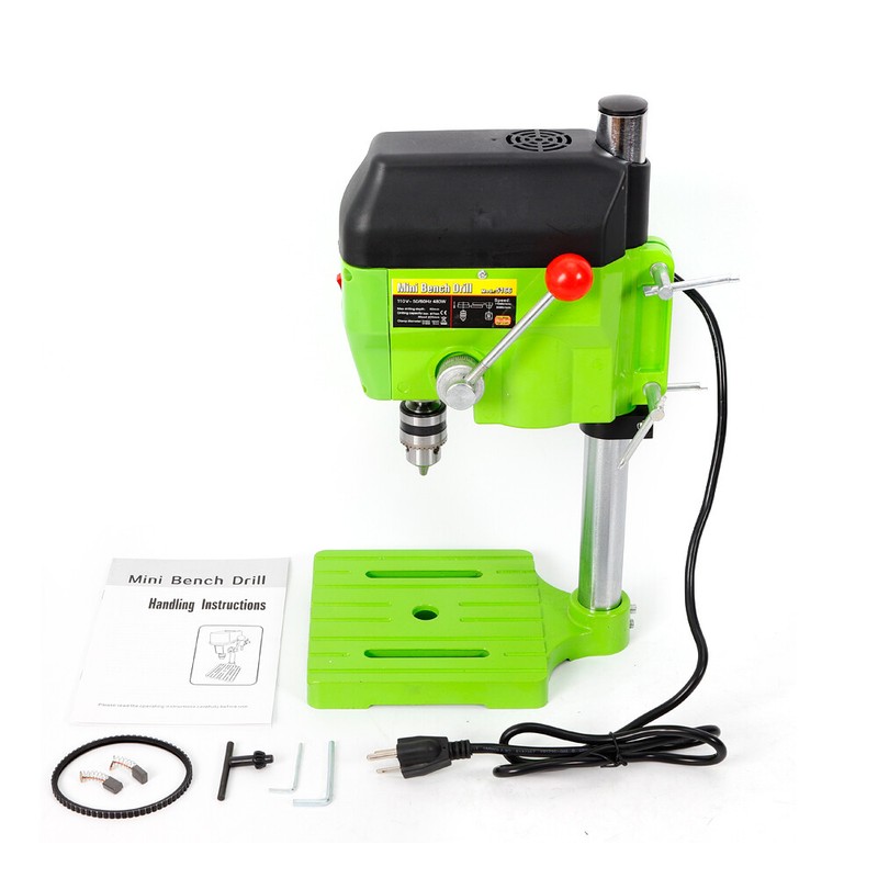 Mini Drill Press Bench Compact Small electric Drilling Machine Work 110V 480W gallery