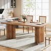 63-Inch Rectangular Dining Table for 4-6 People, Wood Farmhouse Kitchen Table gallery