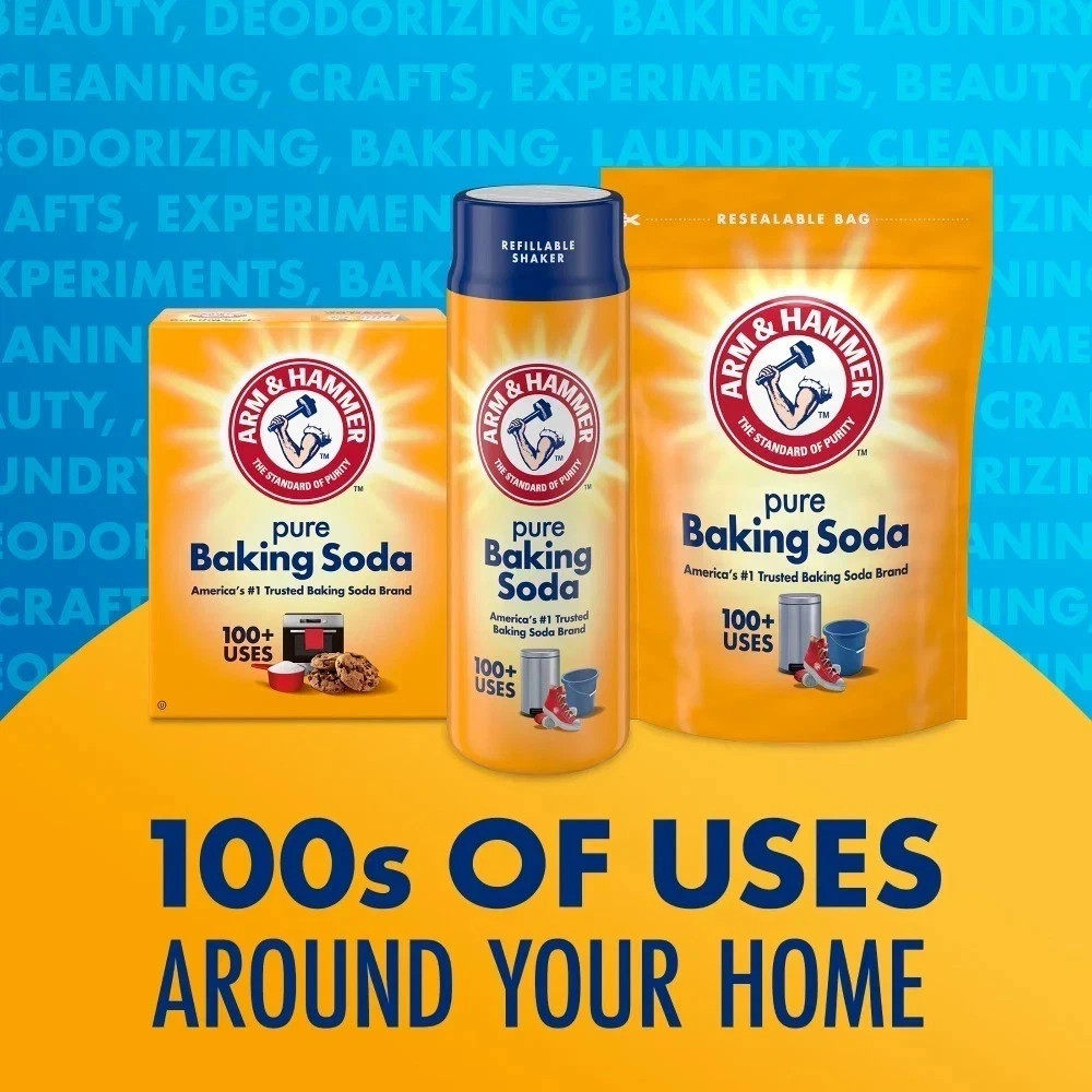 Pure Baking Soda, for Baking, Cleaning & Deodorizing, Pool 10.8 lb Bag New gallery