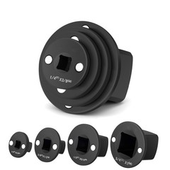 4-Pack Low Profile Impact Socket Adapter Set, Drive Reducing Ratchet Adapter Set