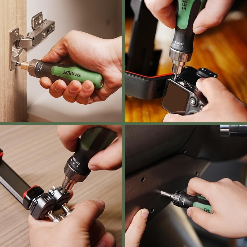 24 in 1 Multi-Bit Ratcheting Screwdriver, Magnetic Interchangeable Ratchet Screw gallery