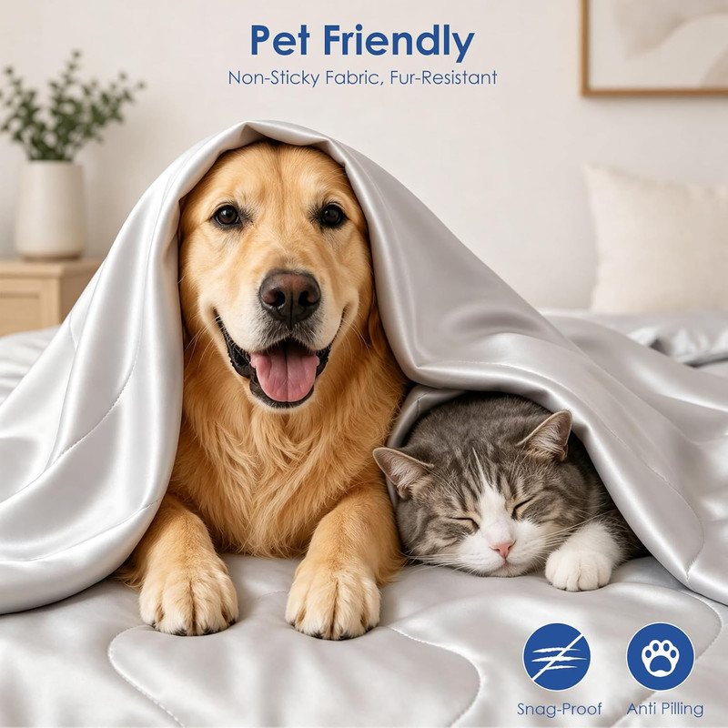 30-Second Cooling Comforter Queen, Summer Blanket for Hot Sleeper | below Zero C gallery