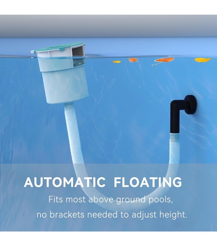 Surface Float Skimmer,2025 Upgrade,No Installation Required gallery