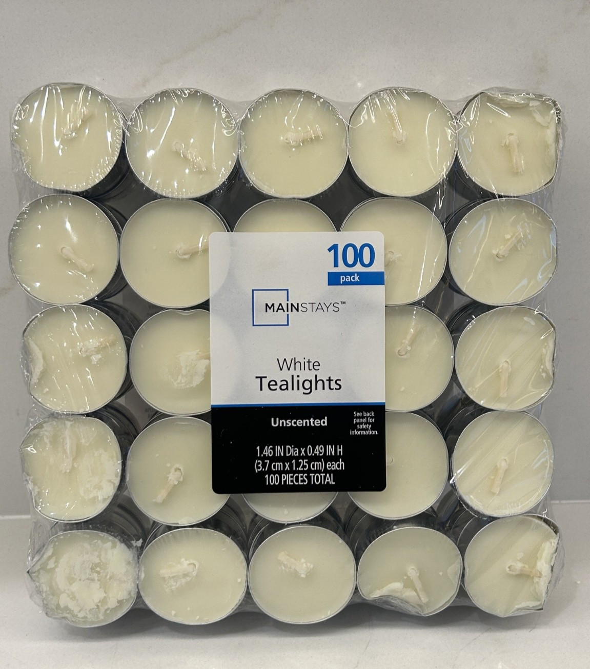 Mainstay White Tea lights gallery