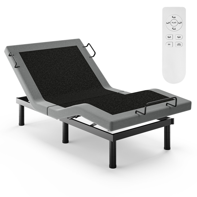 1000LBS Power Base Adjustable Bed Frame Wireless Remote Dual Motor Twin XL Size gallery