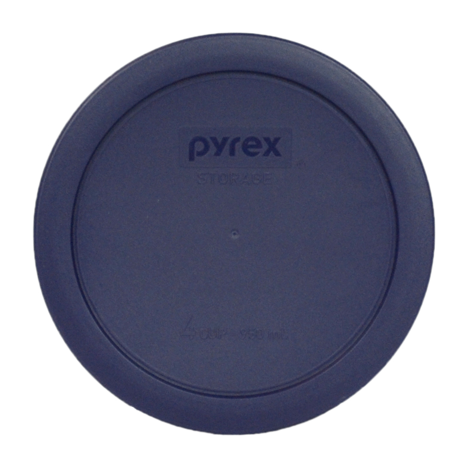 Pyrex 7201-PC Round 4 Cup Storage Lid Cover Blue 4 Pack New for Glass Bowl gallery