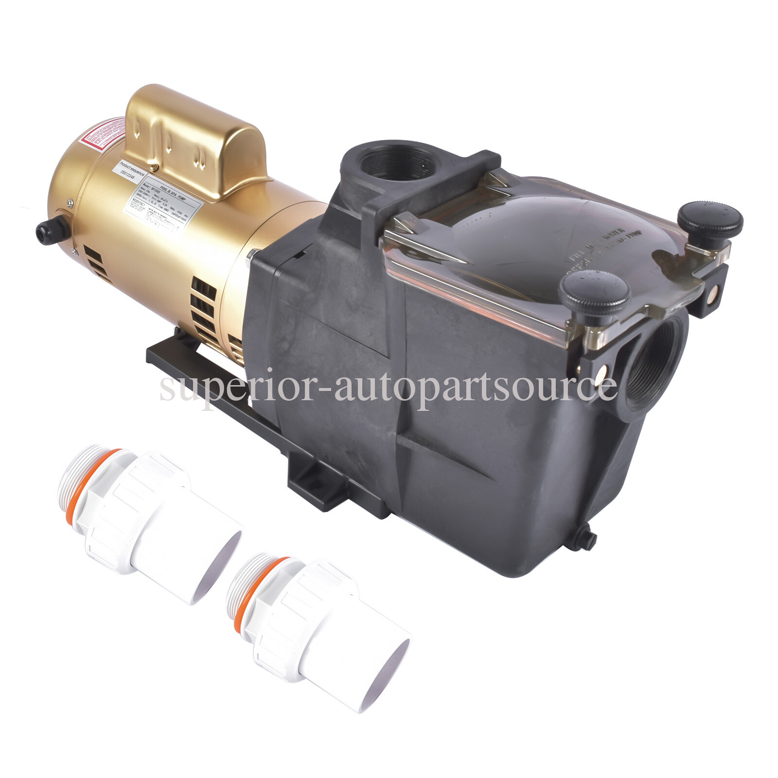 1.5HP Single Speed Super Pool Pump 230V for Hayward In-Ground Pools or Spas gallery