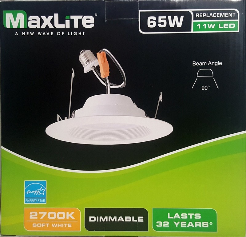 LED 6" Recessed Downlight 10w,11w = 65/75w Replacement Soft White 2700k E26 Base gallery