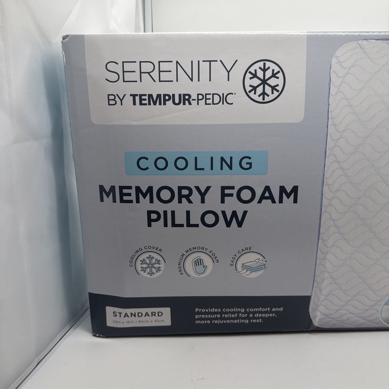 Serenity By Temper- Pedic Cooling Memory Foam Pillow Stnd Size Boxes Have Damage gallery