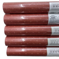 5 Count Imperial Wallcoverings Wallpaper Vintage Red W/Dots “David Carter Brown”