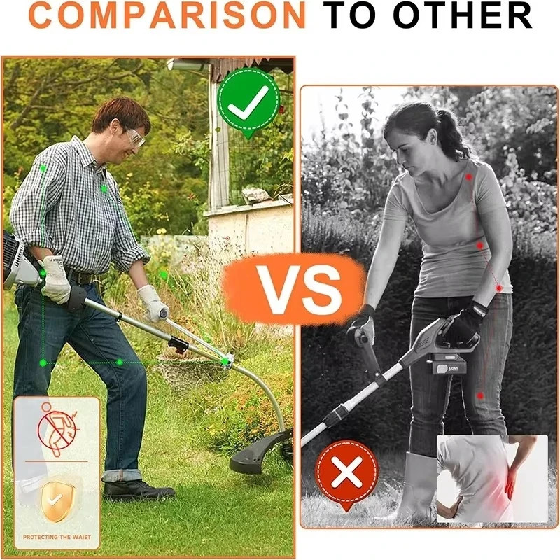 Ergonomic Trimmer Grip String Trimmers Handle Weed Eater Handle Extension Tools gallery
