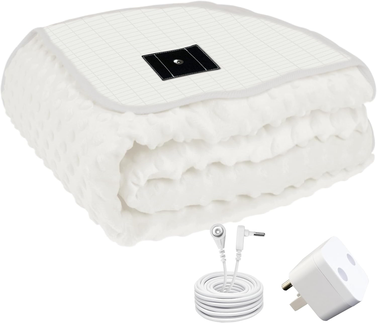 Silver Layer Grounding Blanket - 50x60in Relaxation & Sleep Support Throw gallery