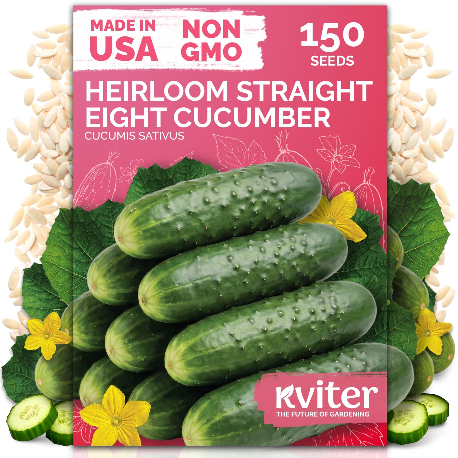 KVITER 150 Straight Eight Cucumber Seeds (Cucumis sativus) gallery