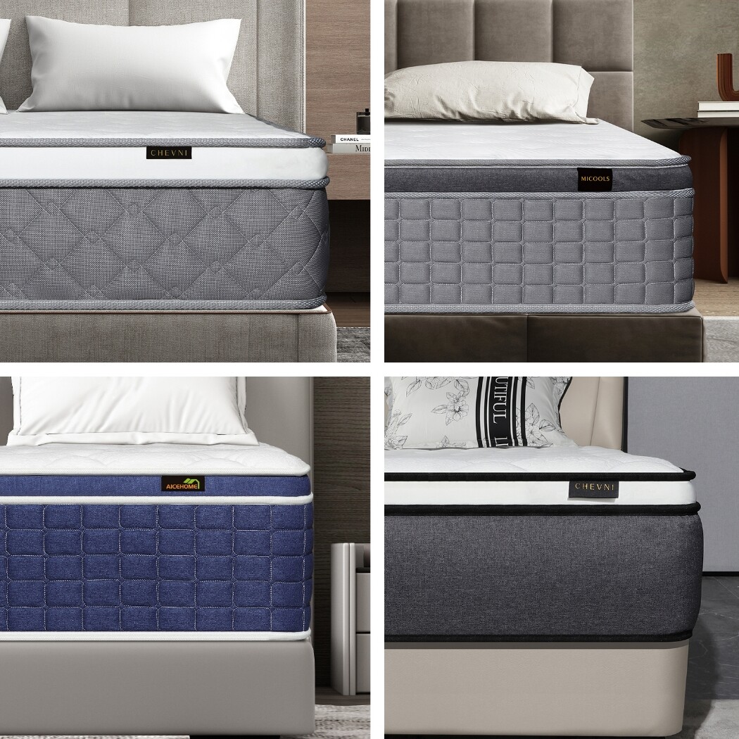 10"12"14" Gel Memory Foam Mattress Innerspring Twin Full Queen King Bed in A Box gallery
