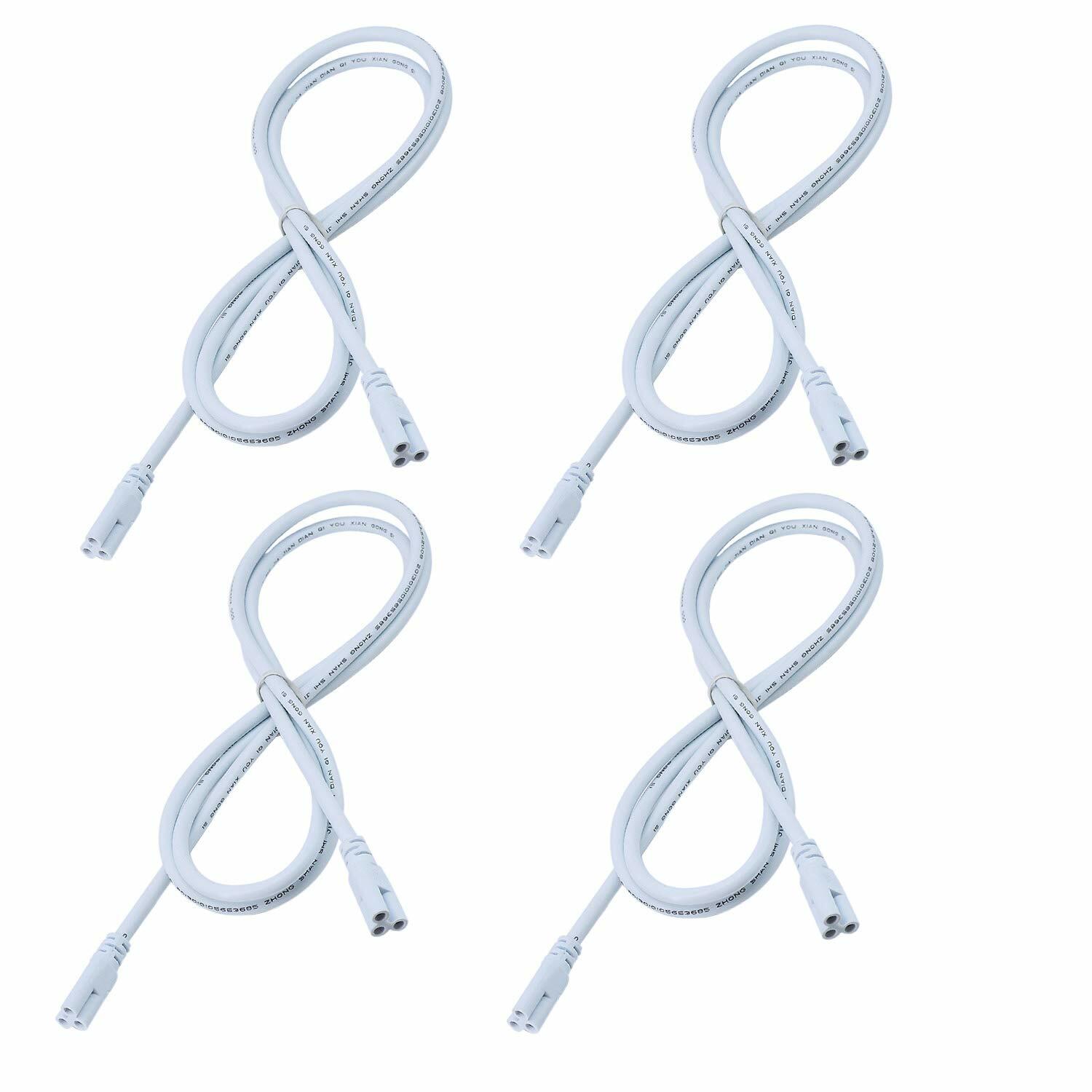 US JESLED Integrated LED Tube Light Bulbs Connecting Cable Cords Wire 1-6 Feet # gallery