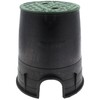 NDS 107BC Irrigation Control Valve Box 6" HDPE Black Green ICV Lid gallery