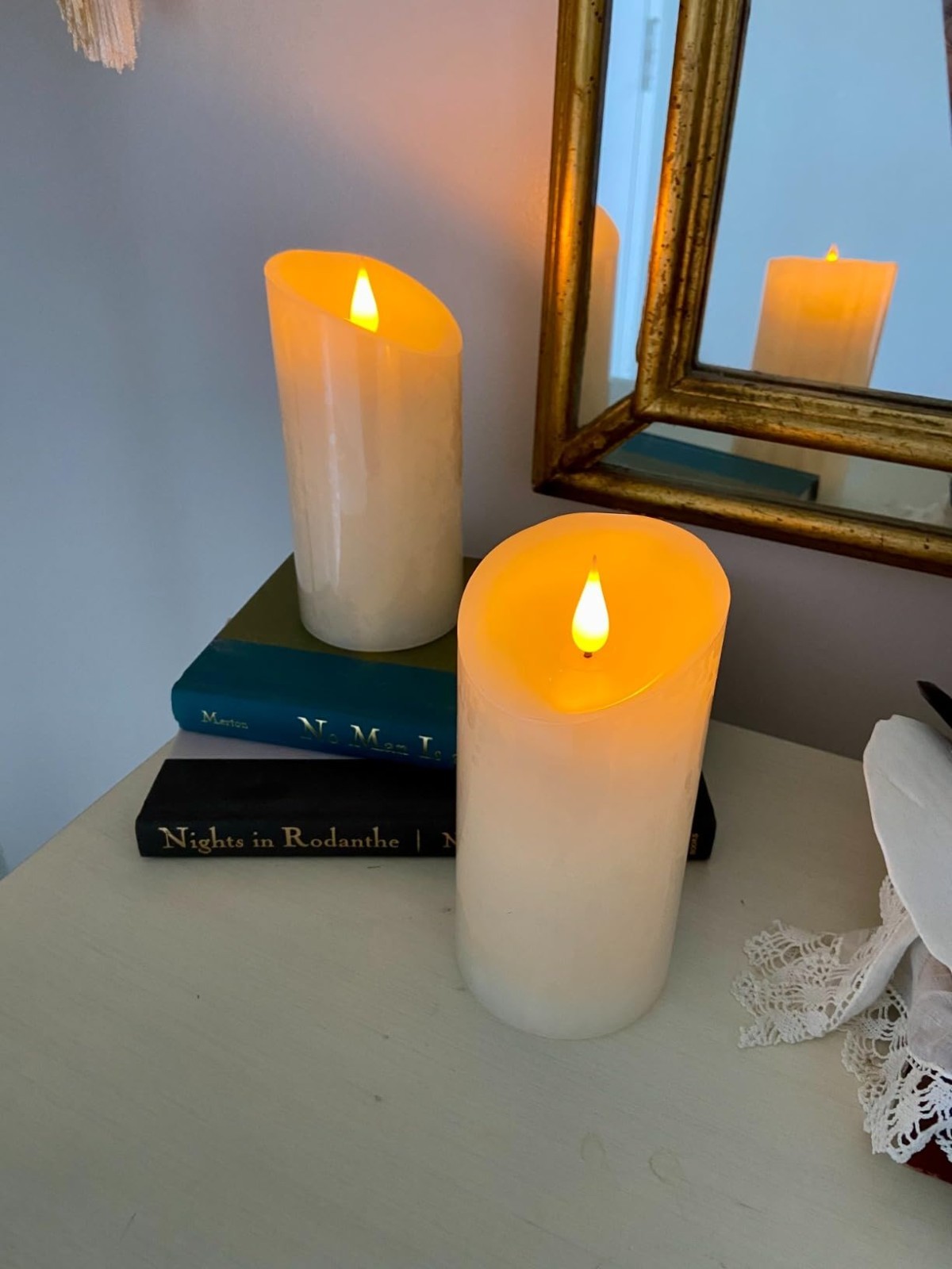 LED Candles With 10-Key Remote Timer Flickering Flameless Outdoor Indoor 2 Pack gallery