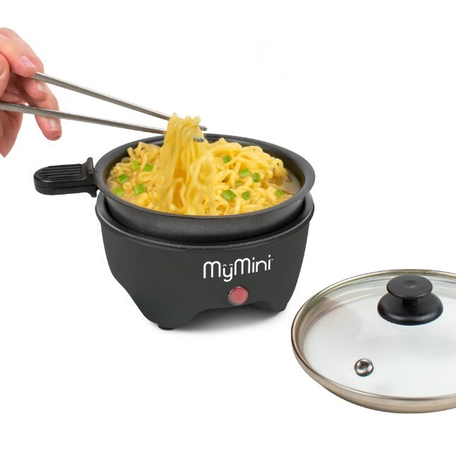 MyMini Noodle + Rice Cooker & 5" Non-Stick Skillet (Blackberry) 260 Watts [G5] gallery