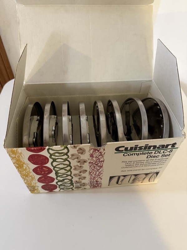 Cuisinart DLC-870 Complete 8pc Replacement Disc Blades DLC8 (DLC10 & Custom 11) gallery