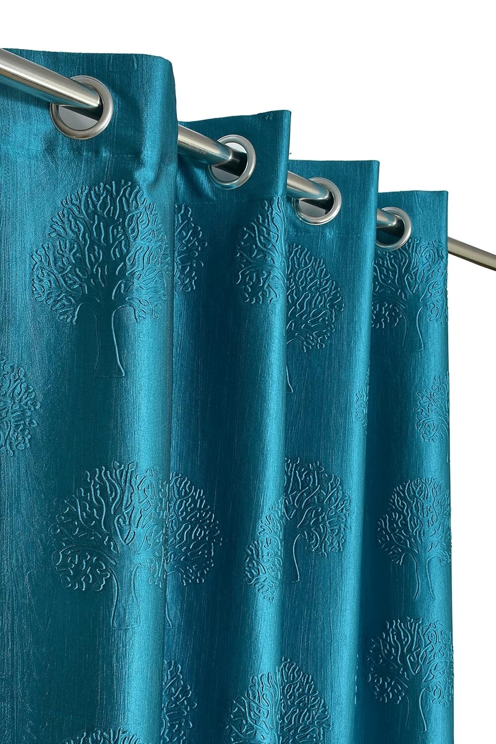 New 2 Piece Eyelet Polyester Door Curtain Set - 7 feet gallery