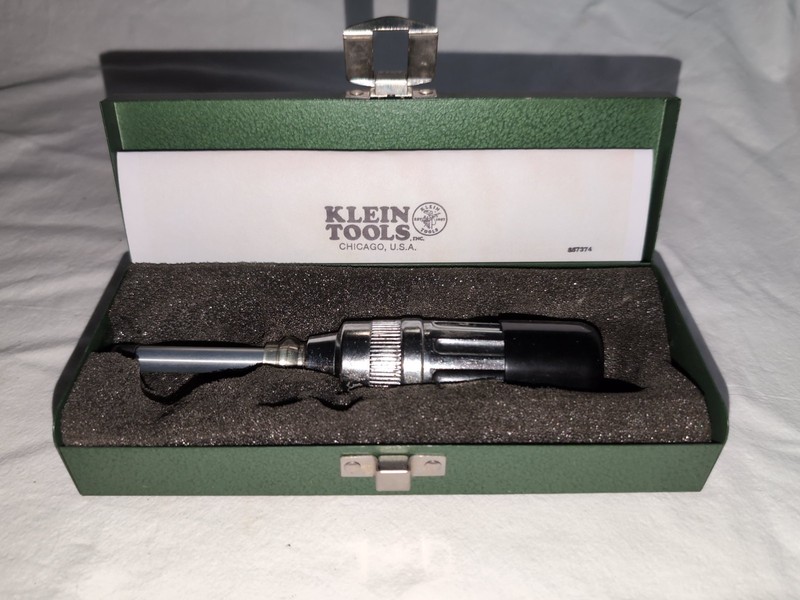 KLEIN TOOLS 57035 1/4" DRIVE ADJUSTABLE TORQUE SCREWDRIVER 2-36 IN/LBS 57034 KIT gallery