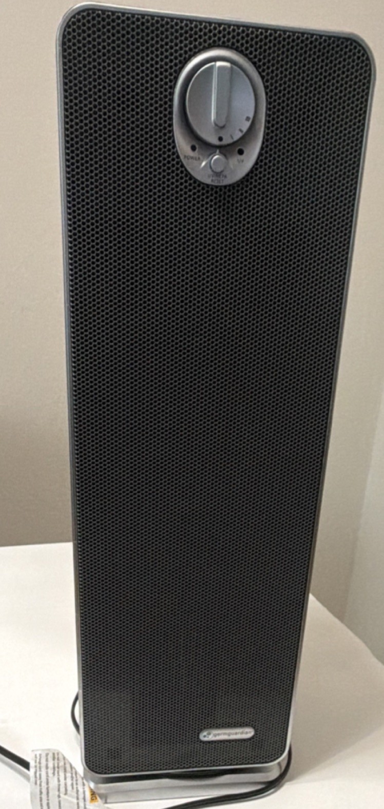 GermGuardian AC4900CA Tower Air Purifier. HEPA, UV-C, Silver/Black, Pre-owned gallery