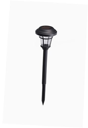 [W58340 6-Pack Solar Path Lights, Matte Black, Durable Plastic, Amorphous gallery