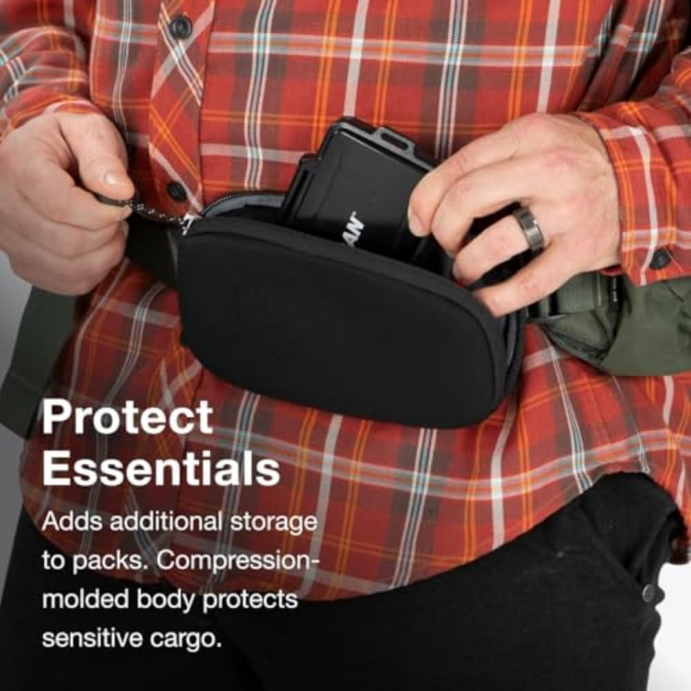 Padded Pack Pocket, Black 3
