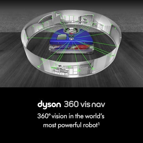DYSON 360 VIS NAV ROBOT VACUUM - BLUE/NIckel gallery