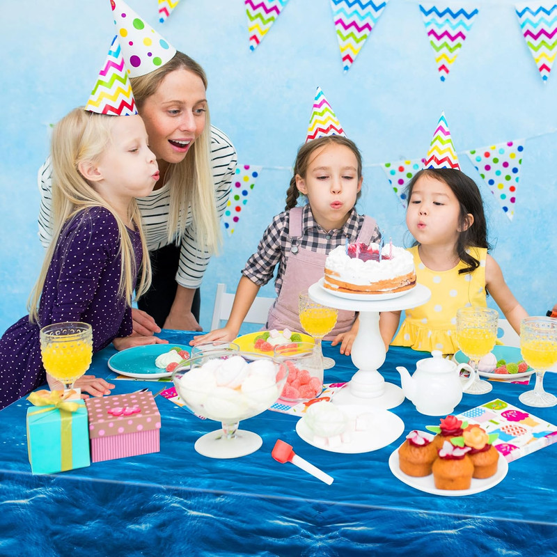 2 Pack Beach Party Decorations - Ocean Waves Plastic Tablecloth for Pool Party D gallery